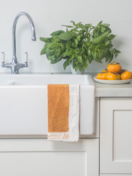 Printed Linen Tea Towel