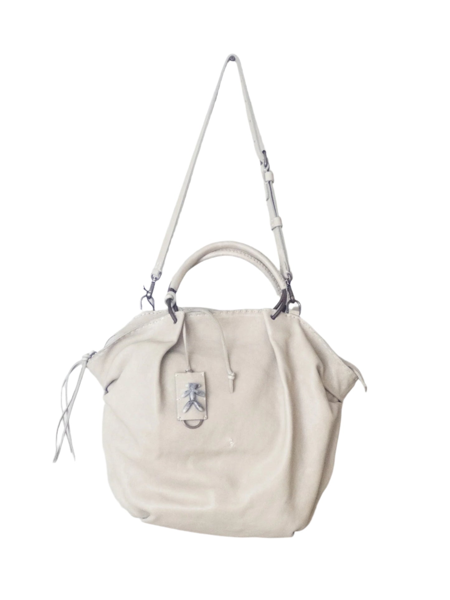 Large Leather Bag "Ventaglio"