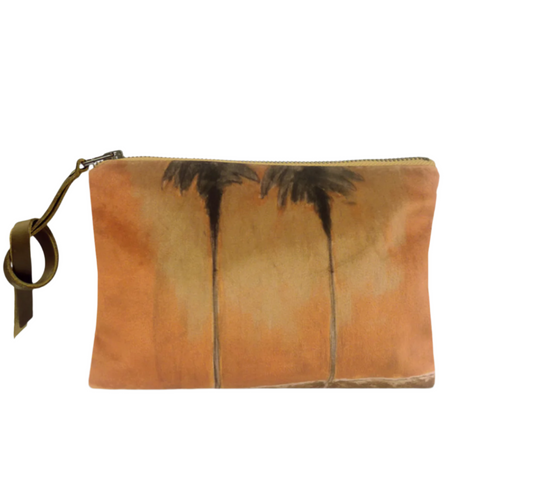 Printed Linen Pouches