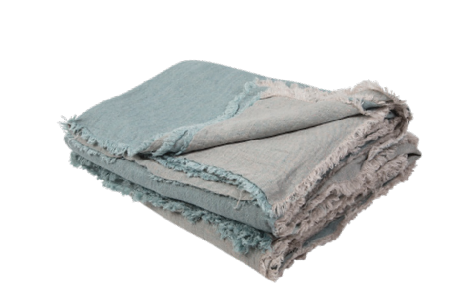 Crumpled Washed Linen Throws