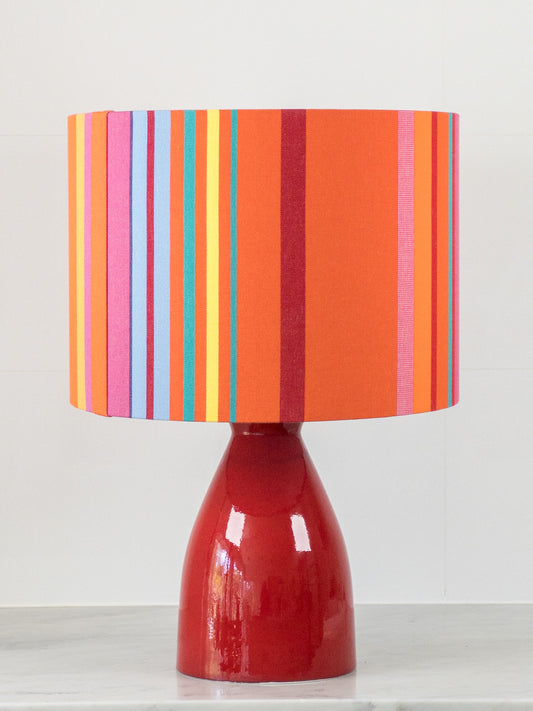 Lamp Shades - Les Toiles Striped Cotton