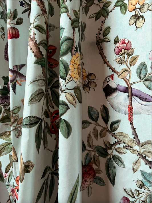 Cantor 70C Fabric Blue Background