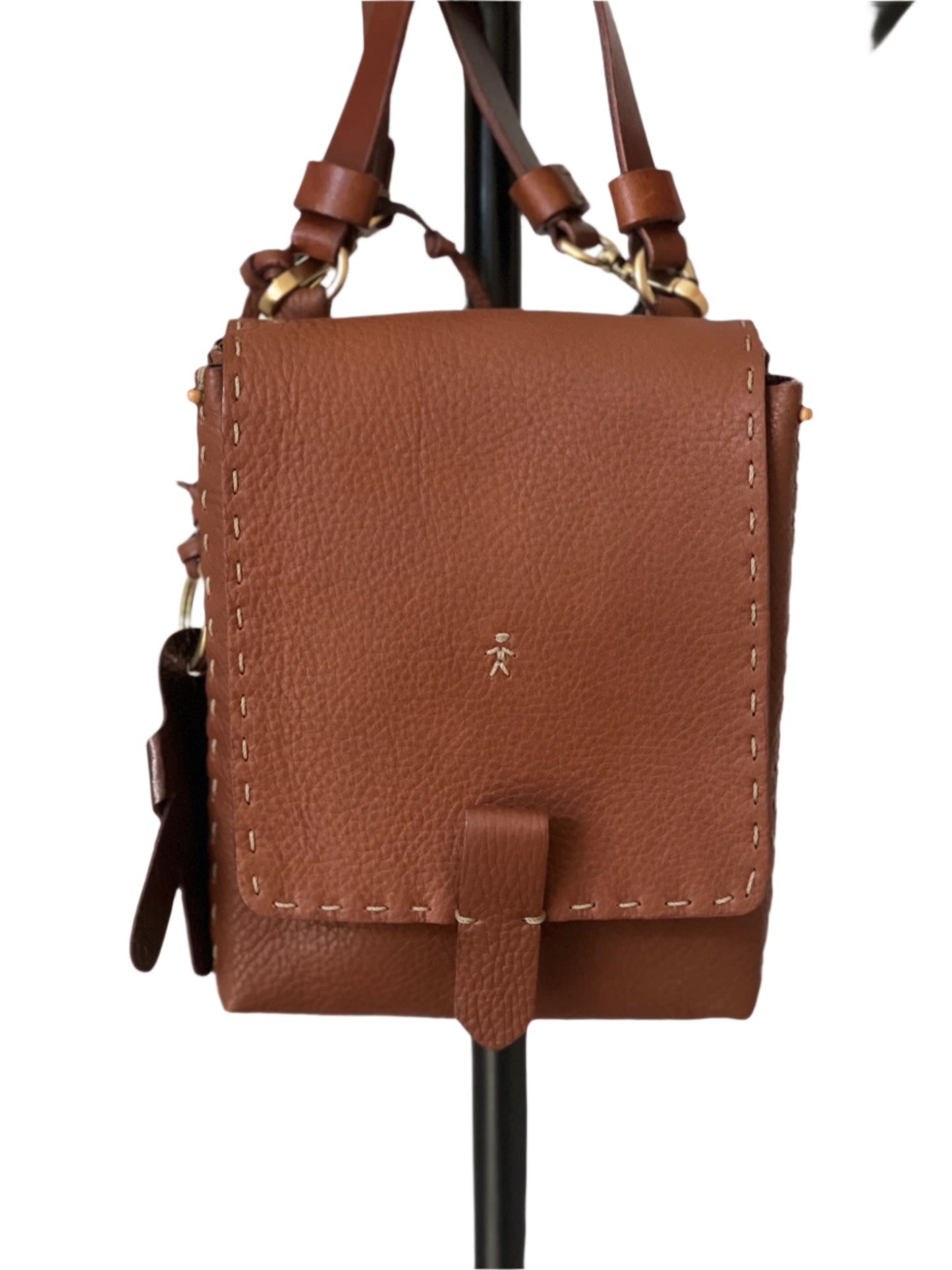 Otilly and Lewis, Henry Beguelin 'Kanga' leather cross body handbag brown