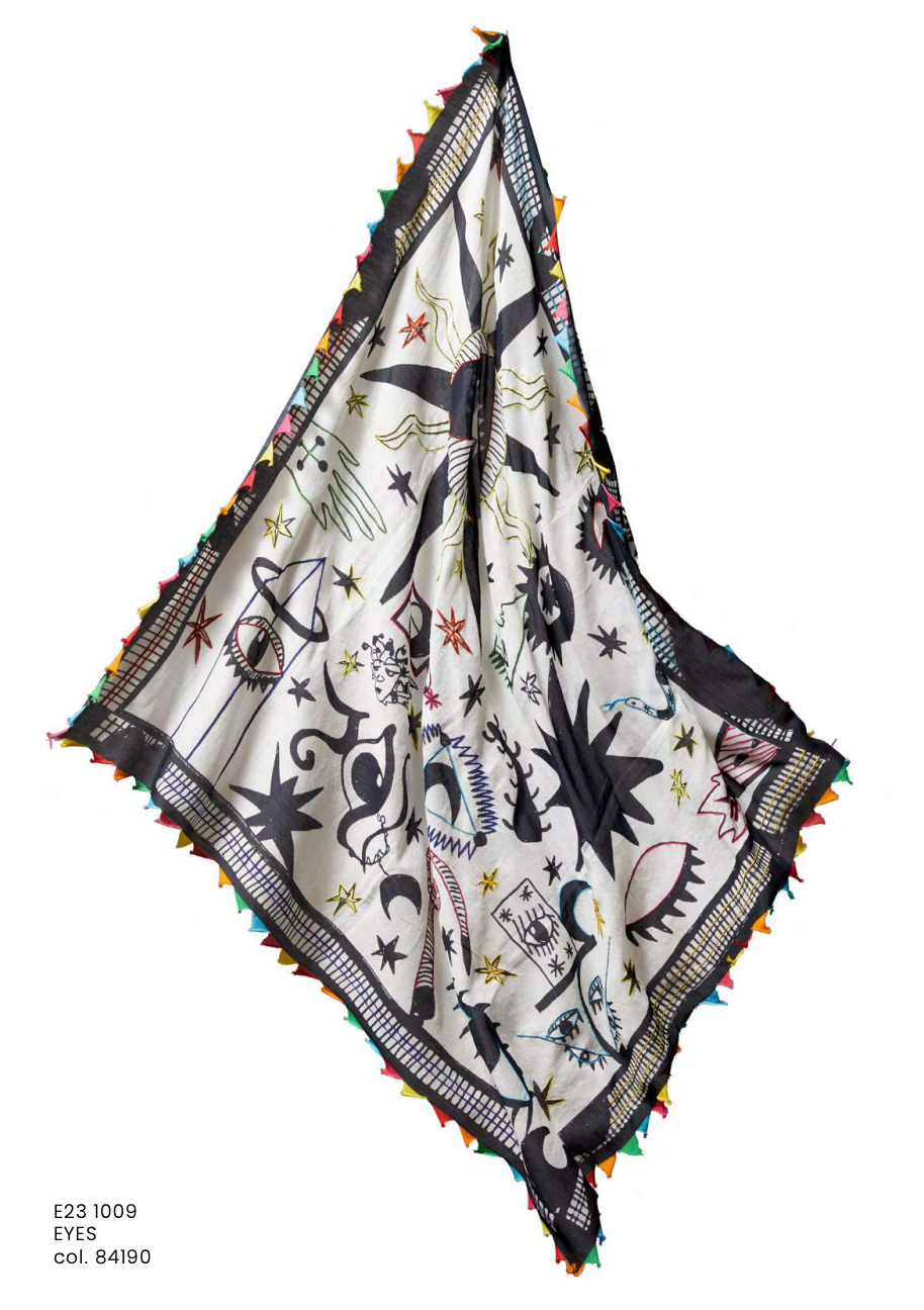 Printed Scarves and Wraps
