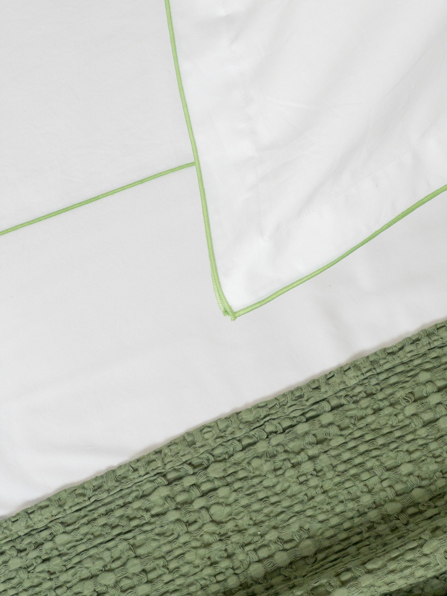 O&L Percale Cotton Flat Sheet