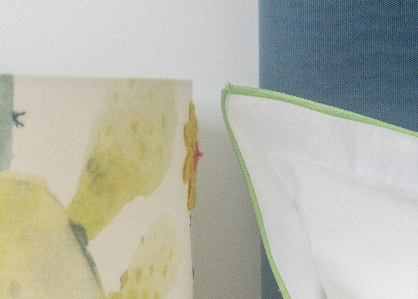 Edged White Pillow Covers