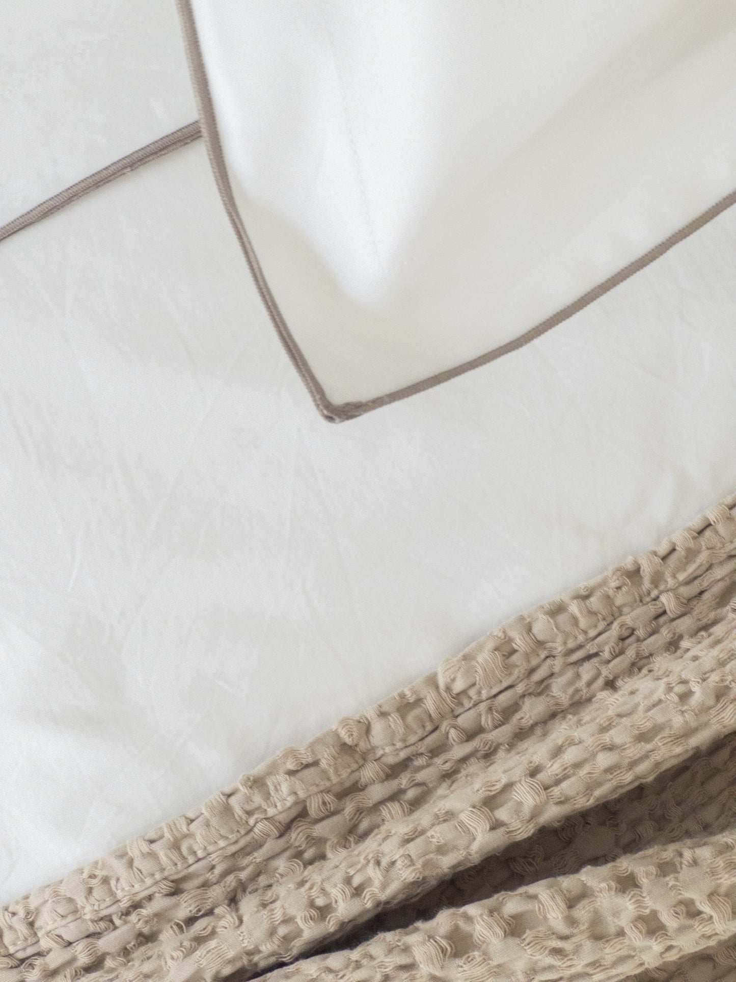 O&L Percale Cotton Flat Sheet
