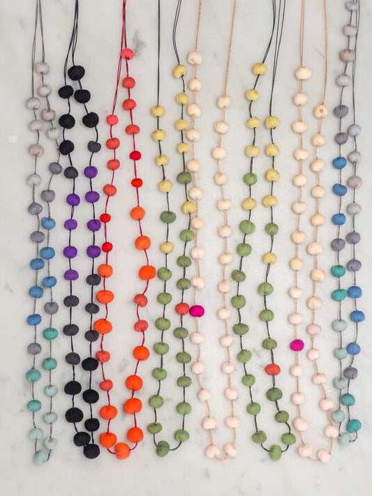 Silk Pearl Necklace