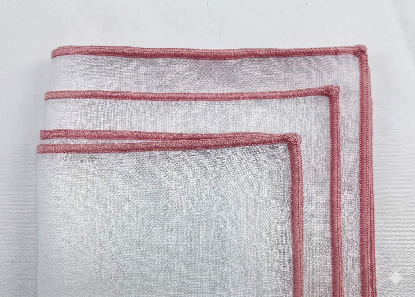 Edged White Pillow Covers