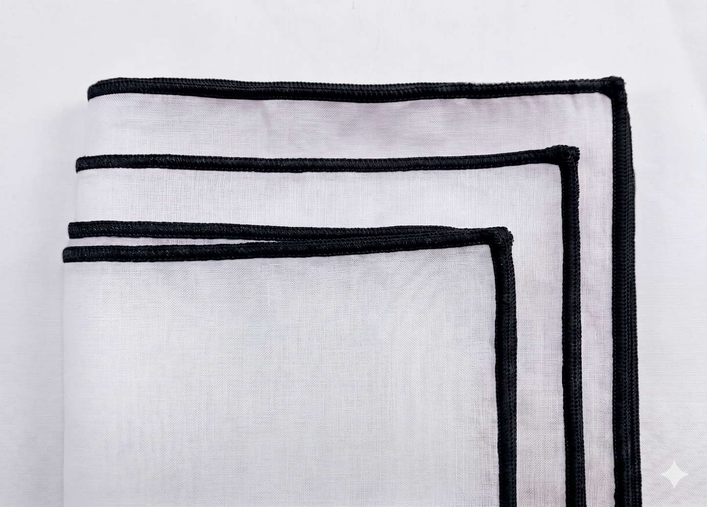 Edged White Pillow Covers