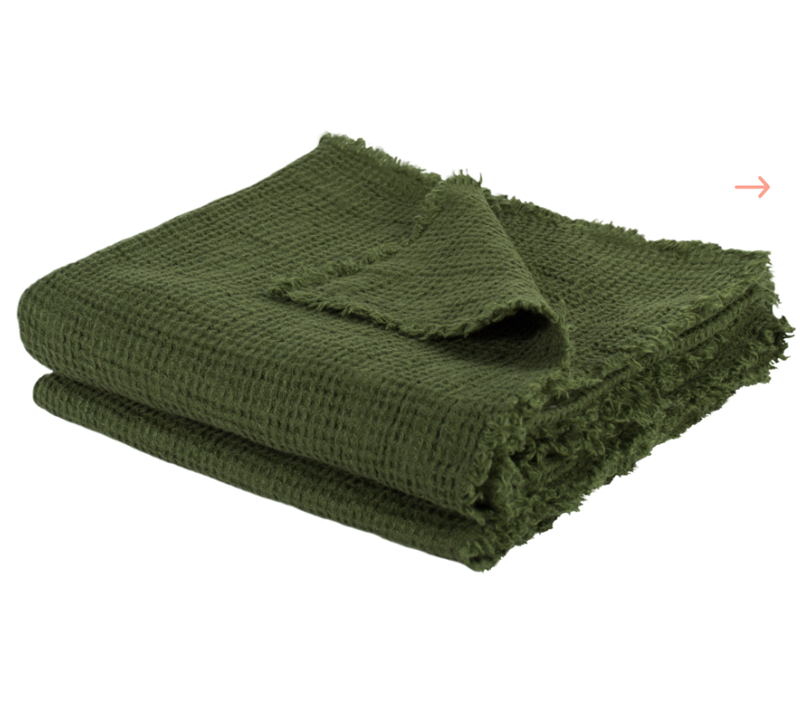 Honeybee Linen Plaid/Throw