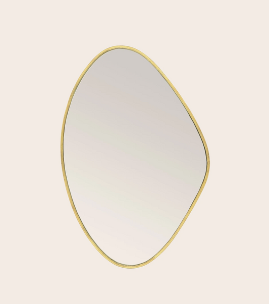 Atoll Brass Mirror