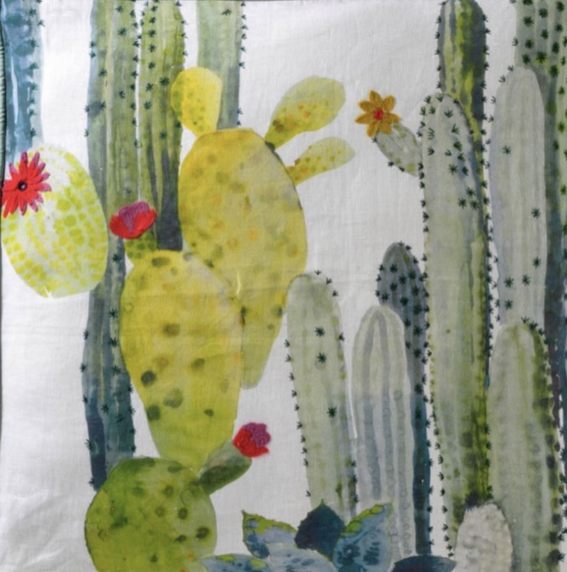 Otilly and Lewis, Pierre Frey Fabrics Cactus Amazon