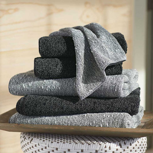 Grey Cotton Fleck Towel