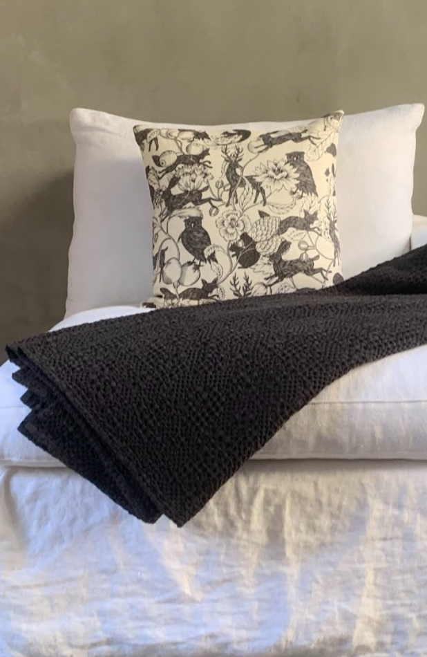 Otilly and Lewis Portuguese Cotton Waffle Throws