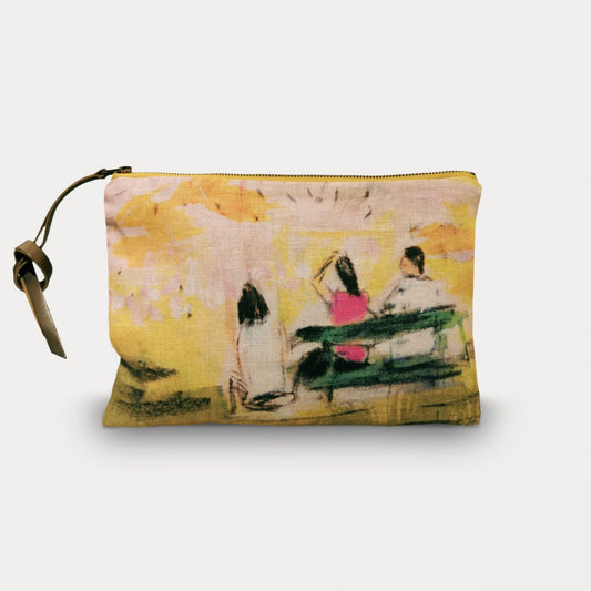 Printed Linen Pouches